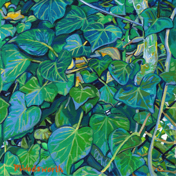 Melissa Wadswoth Undergrowth Series.Green Leaves I